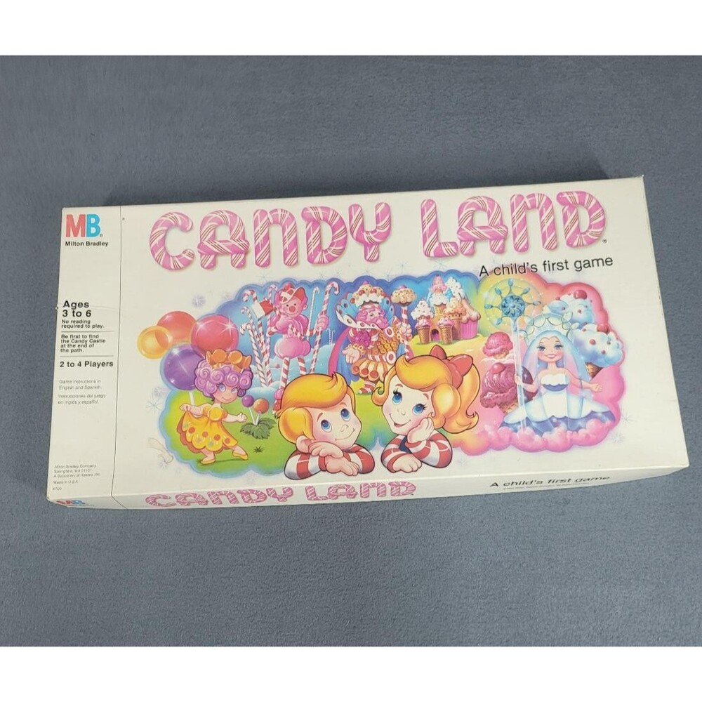 Vintage 1984 Candy Land Board Game Milton Bradley Complete (All 64 Cards)
